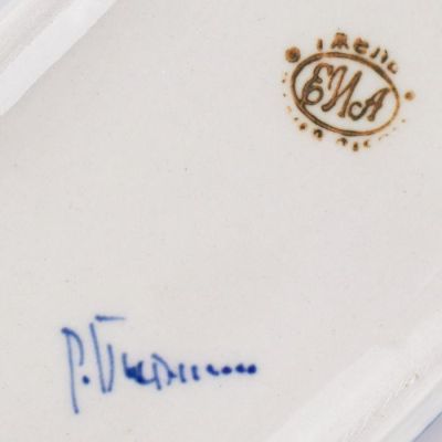 Специи "Двойные", 9х18 см, гжель, фарфор