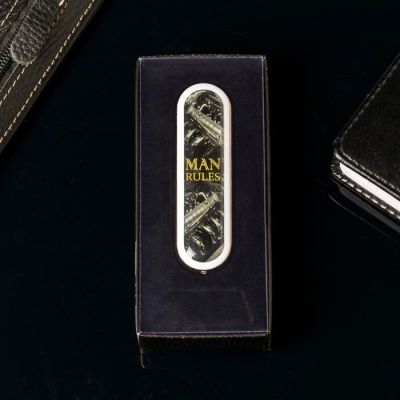 Зажигалка со спиралью накаливания "Man rules", 8,5 х 2,5 х 1 см