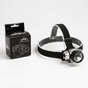 Фонарь налобный "Мастер К.", 1 LED, 3 ААА
