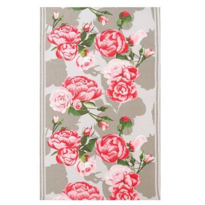 Полотенце вафельное "Пятна" 35х60 см, лён, 160 гр/м, хл,