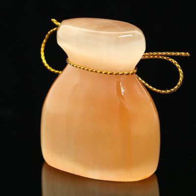 Сувенир «Мешочек богатства», большой, селенит