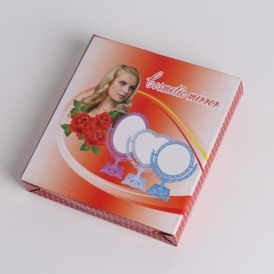 Зеркало настольное, двустороннее, с увеличением, d зеркальной поверхности 14,7 см, цвет белый