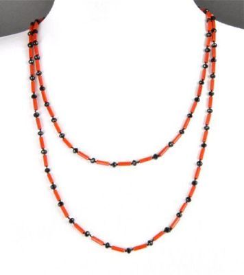 Бусы Коралл, хрусталь "Астро" арт. П1966