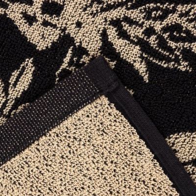 Полотенце именное махровое Этель "Никита" чёрный, 50х90см, 100% хлопок, 420гр/м2