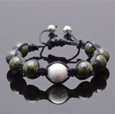 Браслет Змеевик "Шамбала" арт. бП1506