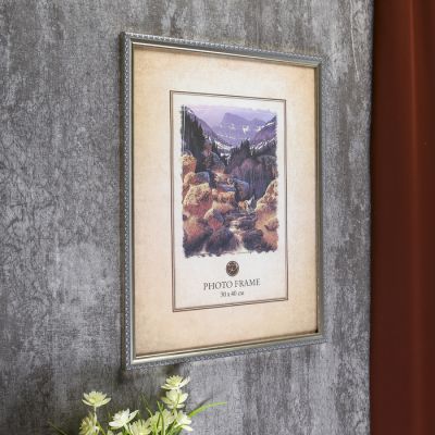 Фоторамка пластик "Серебро"  30Х40,