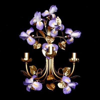Бра на три лампы "Ирисы"