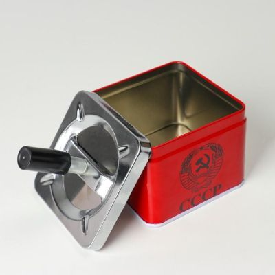 Пепельница бездымная "СССР", 9х9х12 см