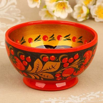 Чашка «Ягодка», 12×6,5 см, хохлома