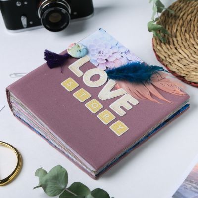 Фотоальбом Love story, набор для создания, 15.7 × 15.7 × 2.5 см