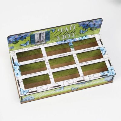 Органайзер для чая "Зеленые" 255х113х136 мм