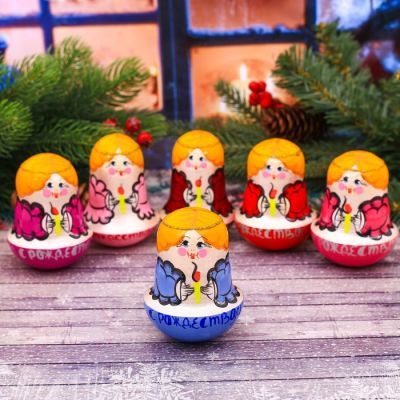 Неваляшка «Ангел», 3 цвета МИКС