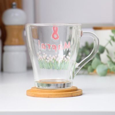 Кружка "8 Марта!" тюльпаны, 200 мл