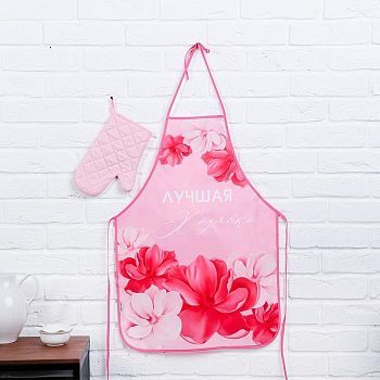 Набор "Для тебя с любовью" (кухонный фартук и прихватка)