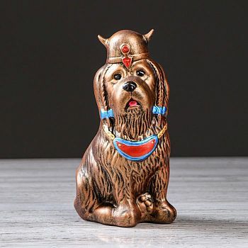 Копилка "Викинг", бронза, 18 см