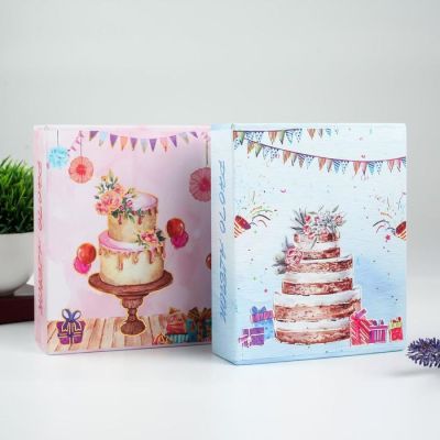 Фотоальбом на 40 фото 10х15 см "Торт" в коробке МИКС 17х14х4,5 см