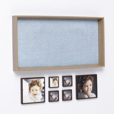 Фоторамка МДФ на 6 фото 4,5х4,5, 10х10 см "Сидней" рамки на магните 21,7х41,5х4 см