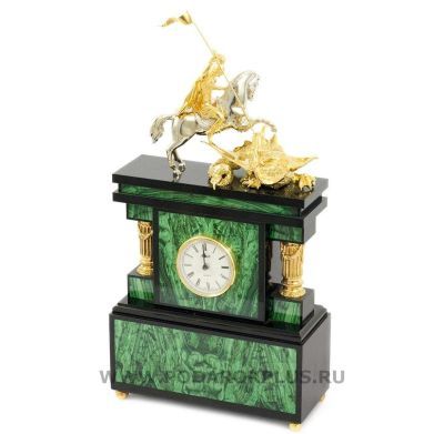 Часы "Георгий Победоносец"-2 малахит