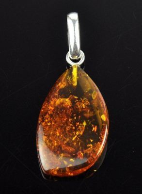 Кулон Янтарь "Золотой дождь" арт.ЯК-158