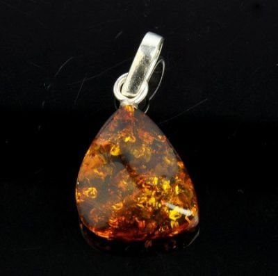 Кулон Янтарь "Золотой дождь" арт.ЯК-049
