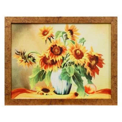 Гобеленовая картина "Подсолнухи" 34*44 см рамка микс