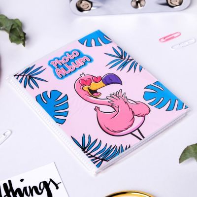 Фотоальбом в мягкой обложке "Фламинго", 36 фото