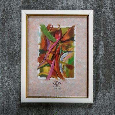 Фоторамка "Молочная" пластик 15х20 см