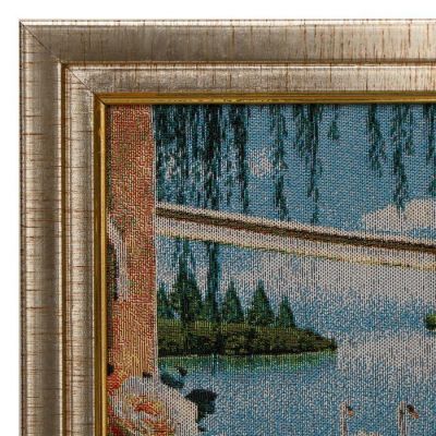 H247-30х40 Картина из гобелена "Букеты у окна" (35х45)