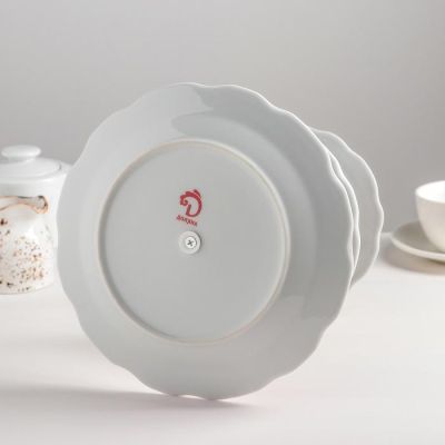 Блюдо 3-ярусное Доляна «Садовый дворик», 15/17,8/22,8 см