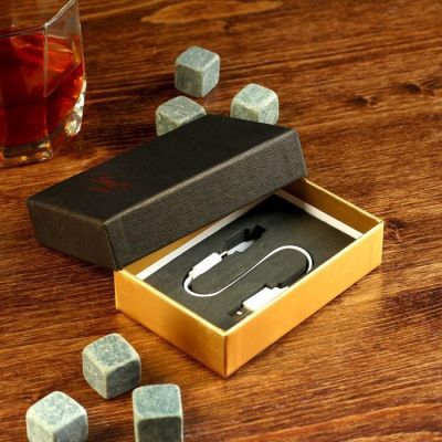 Зажигалка электронная, "Мотоцикл", USB, спираль, 1.5х2.5х8.5 см