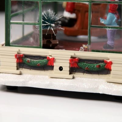 Светодиодная фигура «Дед Мороз на кресле» 23 × 15 × 14 см, полистоун, батарейки ААх3 (не в комплекте), USB, свечение мульти