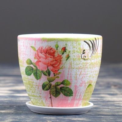 Кашпо "Винтаж" розы 0,8 л