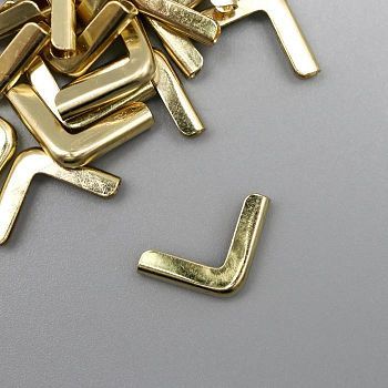 Защитный уголок для альбома металл серебро набор 100 шт 1х1 см