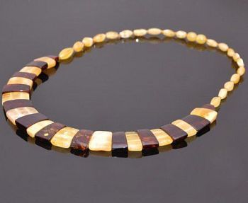 Колье  Янтарь "Тутанхамон" арт.НЯН-п590