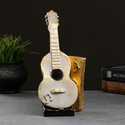 Копилка  "Гитара" серебро