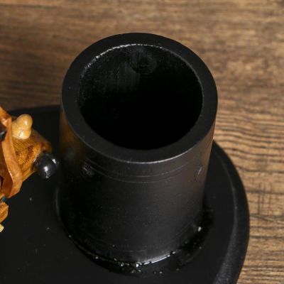 Сувенир дерево подставка под ручки "Мотоцикл" 11,5х26,3х13,7 см