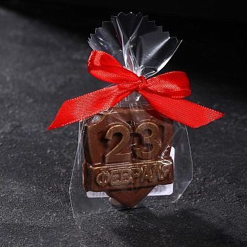 Шоколад фигурный «Щит 23 февраля», 18 г