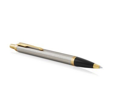 K 321 Ручка шариковая Parker IM Core 2017 Brushed Metal GT синие чернила (арт-1931670)