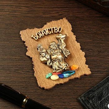 Магнит "Хотей", дерево, гипс, 7х9 см