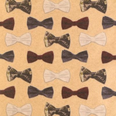 Бумага упаковочная крафтовая «Мужские бабочки», 50 × 70 см