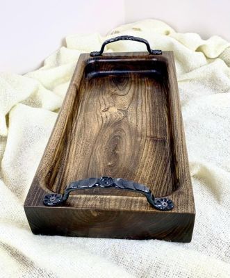 Сервировочное блюдо - 1 (дерево), 49 х 23 х 7 см