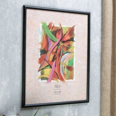 Фоторамка "Черная" пластик 30х40 см