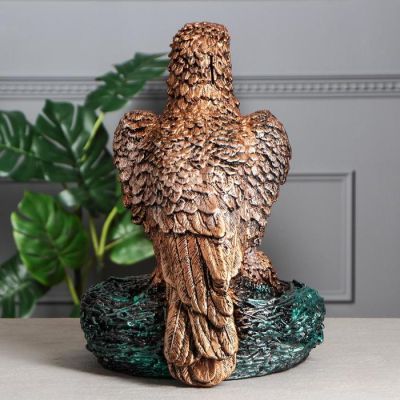 Копилка "Семья орлов", бронзовая, 44 см