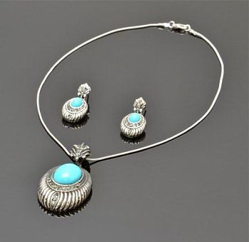 Комплект им. бирюза "Адриана" арт.КП076