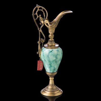 Кувшин декоративный "Клеопатра", зеленый