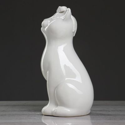Копилка "Кошка" белая, 25 см