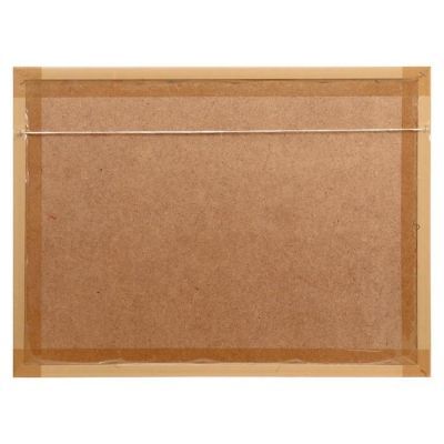 Гобеленовая картина "Маки на лугу" 69х50см рамка МИКС