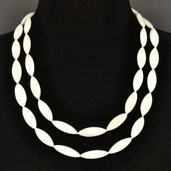 Бусы Перламутр "Пари" арт.НПР-11(10-28)-120-1