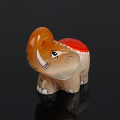 Сувенир "Слон индийский", 6,5x,65 см, селенит