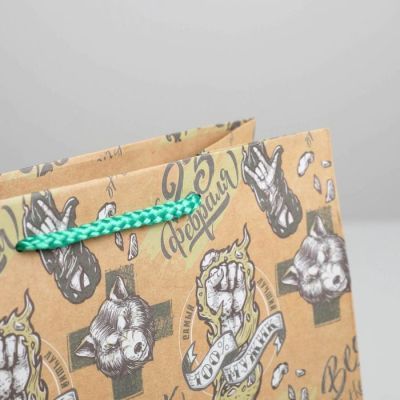 Пакет крафтовый вертикальный Best the best, ML 23 × 27 × 11,5 см